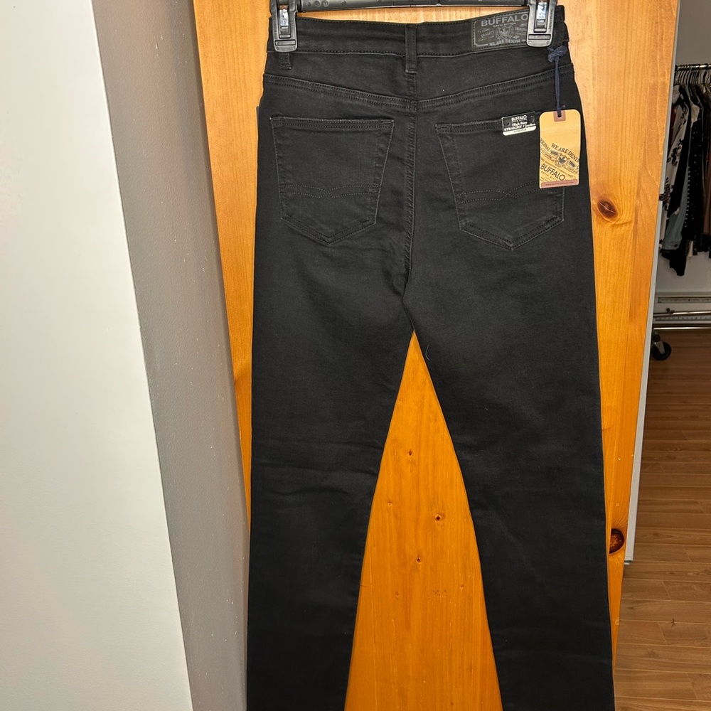Buffalo David Bitton Black Straight Leg Jeans Classic Style❤️Hight rise❤️25 - Picture 8 of 10